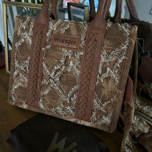 Wrangler Brown Tote Bag